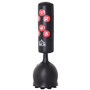 Voir la diapositive 4 : HOMCOM HOMCOM Sac de frappe boxe sur pied punching ball autoportant adulte enfant H1,65 m cibles de touche ventouses antidérapantes noir rouge