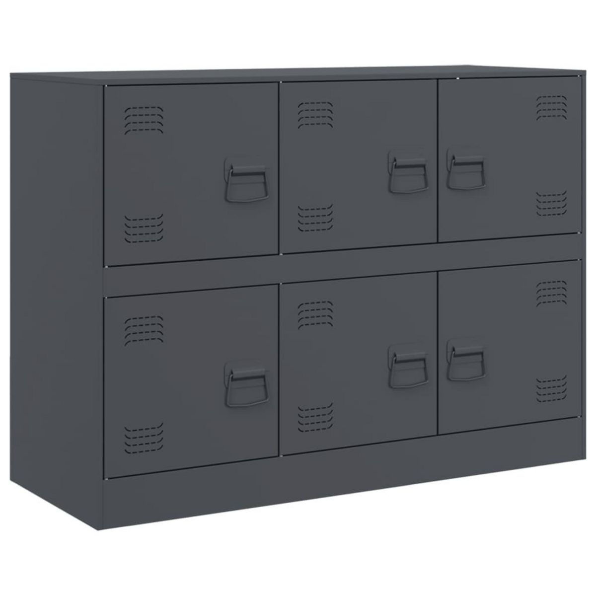 VIDAXL Buffet anthracite 99x39x73 cm acier