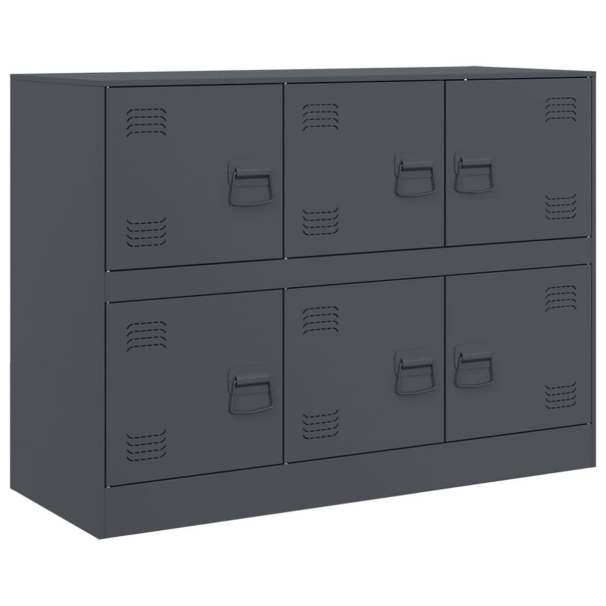 VIDAXL Buffet anthracite 99x39x73 cm acier