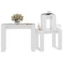 Voir la diapositive 4 : VIDAXL Tables gigognes 3 pcs Blanc brillant Bois d'ingenierie