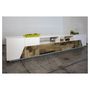 Voir la diapositive 8 : Meuble TV moderne 4 portes 2 tiroirs L200cm SORRENTE
