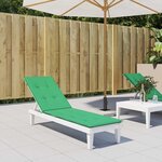 VIDAXL Coussin de chaise de terrasse vert (75+105)x50x4 cm