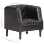 Voir la diapositive 6 : VIDAXL Chaise cabriolet Noir Cuir veritable de chevre