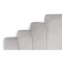 Voir la diapositive 3 : Paris Prix Tête de Lit en Velours  Renaya  160cm Argent
