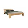 HomeStyle4U Lit double en bois futon 140x200 bois naturel