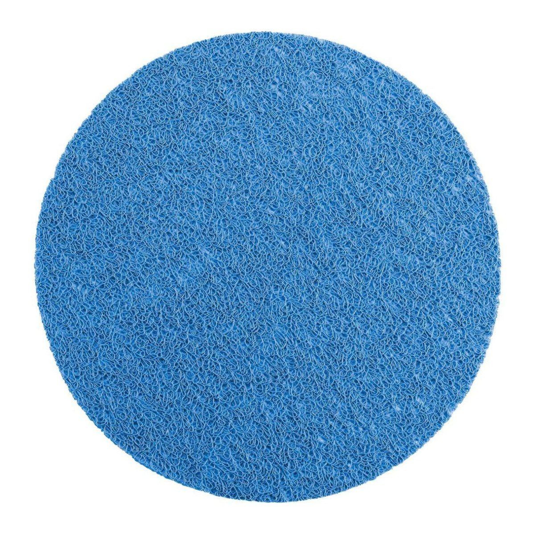 Douceur d'Intérieur Set de table rond  tortilla  38cm bleu indigo