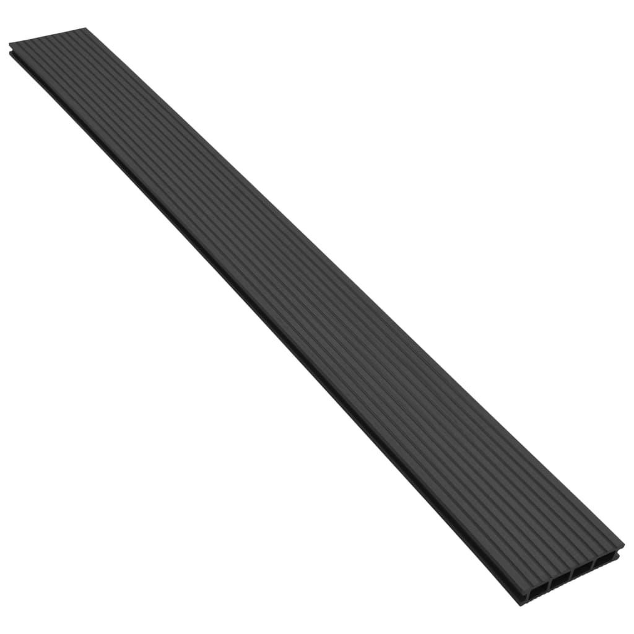 Voir la diapositive 4 : VIDAXL Panneaux de terrasse WPC avec accessoires 30 m^2 4 m Anthracite