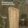 LINXOR Canisse, brise vue occultant en bambou refendu