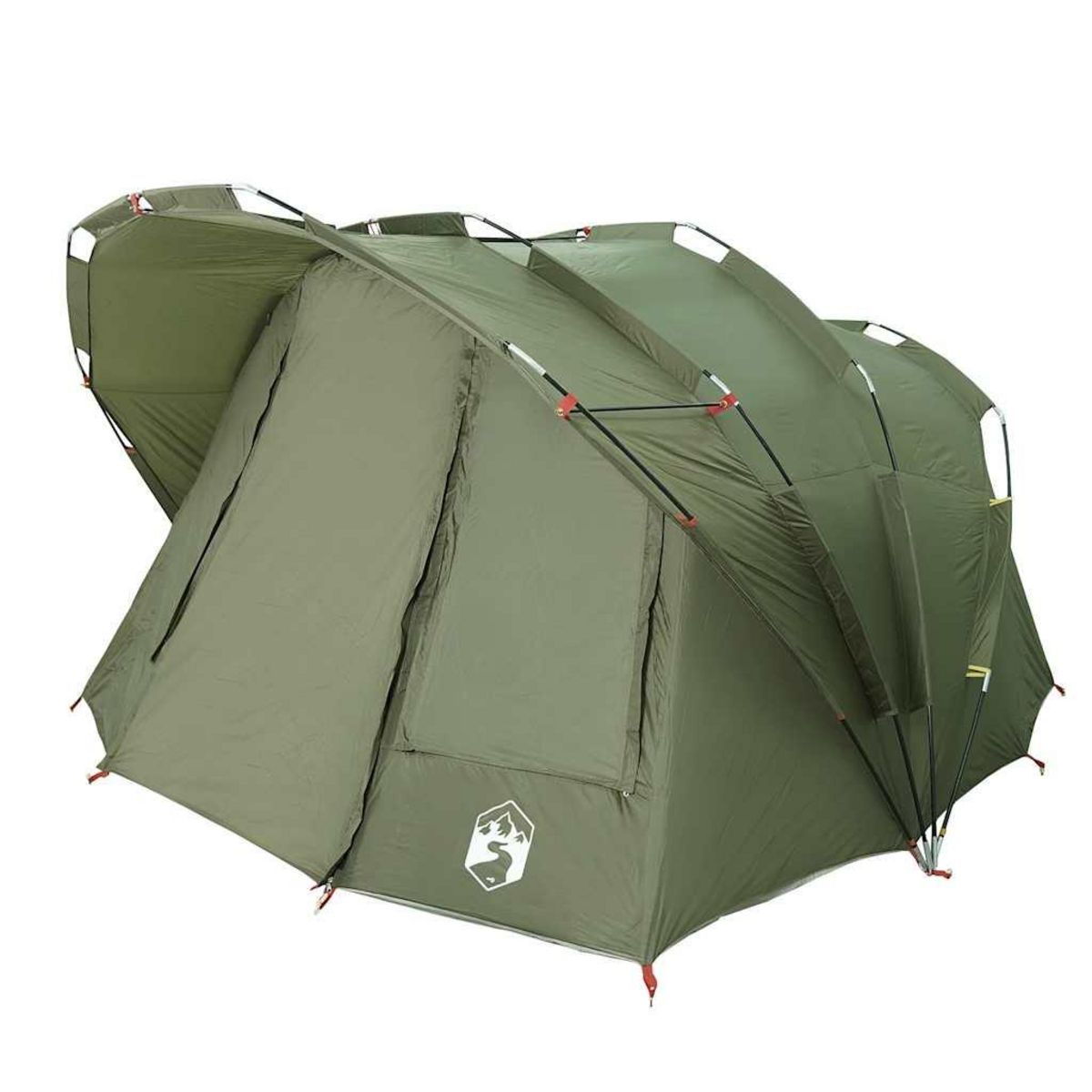 VIDAXL Tente de peche 5 personnes vert olive impermeable