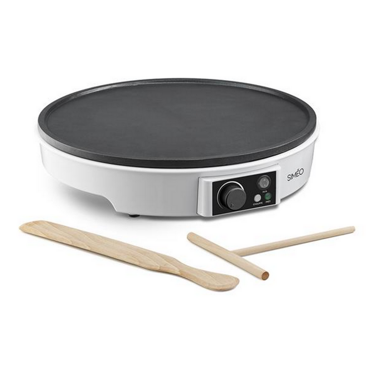 Simeo Crêpière 30cm 1000w blanc - cre245
