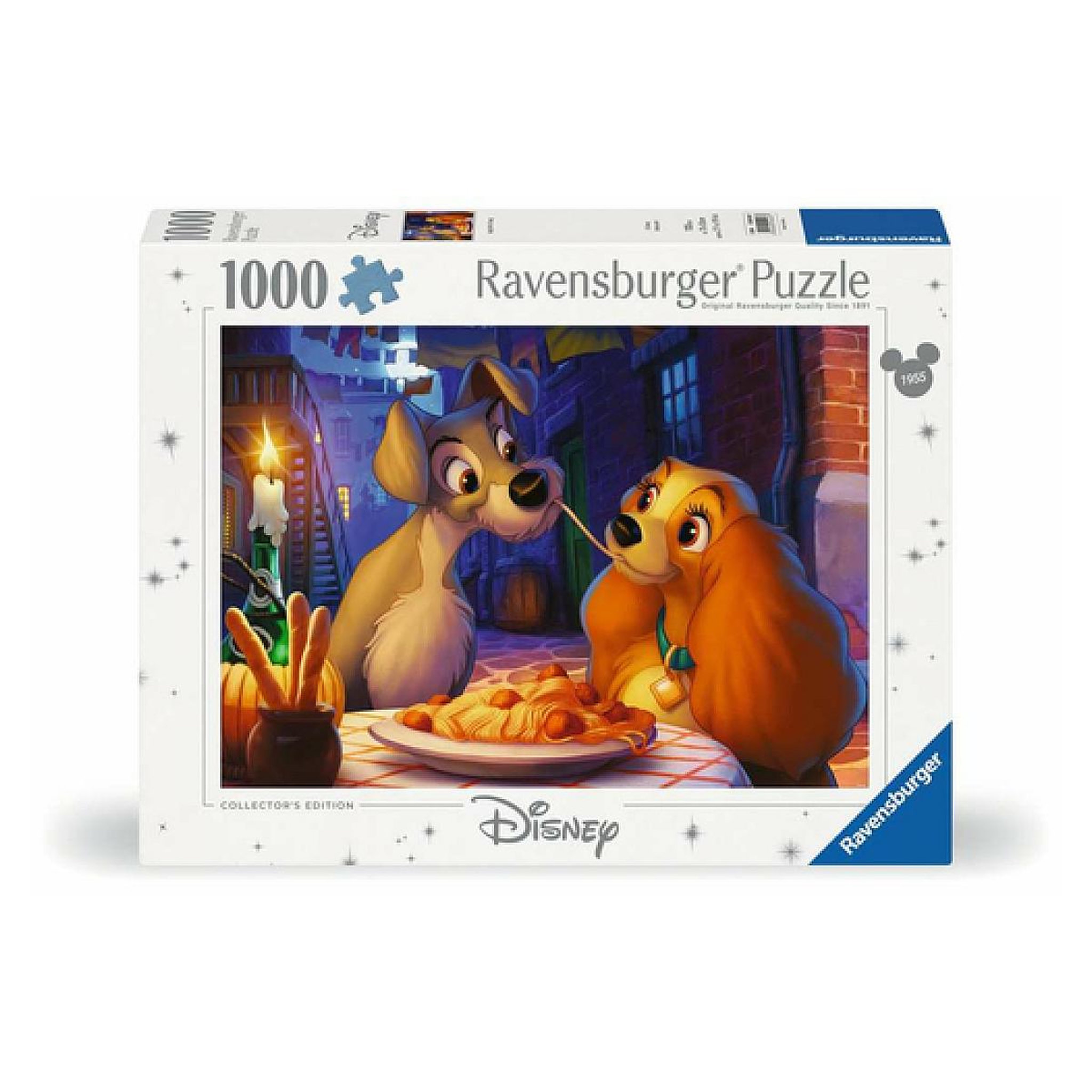 RAVENSBURGER Puzzle 1000 pieces - La belle et le clochard