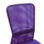 Voir la diapositive 5 : VIDAXL Chaise de bureau Violet 44x52x100 cm Tissu en maille