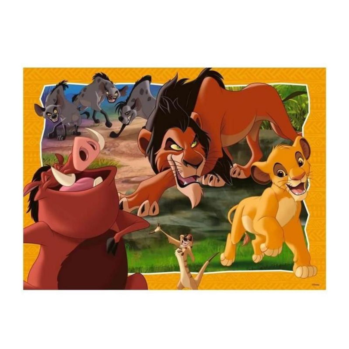RAVENSBURGER Puzzle 200 p XXL Hakuna Matata - Disney Le Roi Lion-Des 8 ans Ravensburger