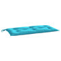 Voir la diapositive 2 : VIDAXL Coussin de banc de jardin turquoise 100x50x7 cm tissu oxford