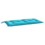 Voir la diapositive 2 : VIDAXL Coussin de banc de jardin turquoise 100x50x7 cm tissu oxford