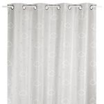 Atmosphera Kids Rideau Occultant  Phosphorescent  140x260cm Gris