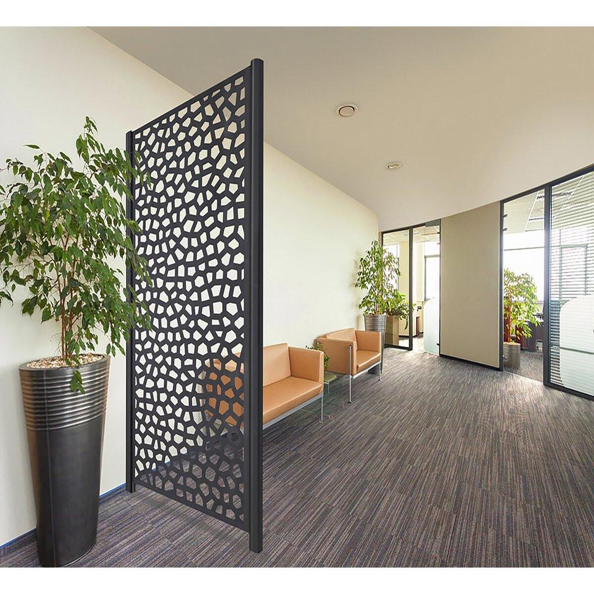 Voir la diapositive 4 : Nortene Panneau MOSAÏC désoratif - 1 x 2m - Anthracite