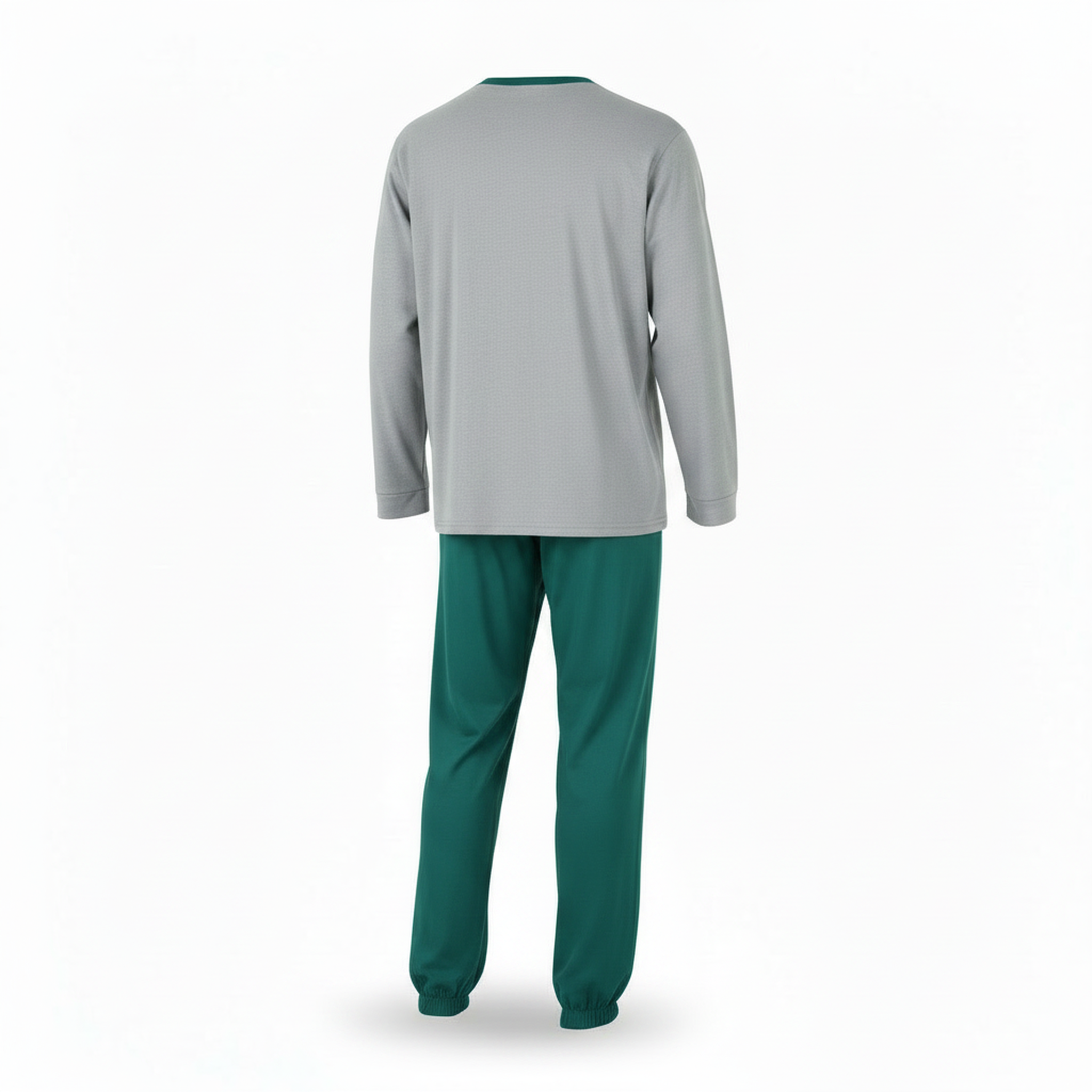 Voir la diapositive 3 : OZABI Ozabi pyjama homme doublé polaire écusson brodé