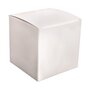 Rayher Boîte pliante, blanc, 10x10x10cm, kit 6 pces