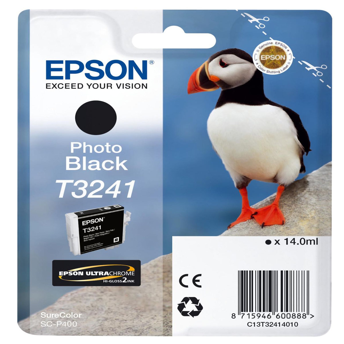 Epson Cartouche d encre Epson Macareux noir photo