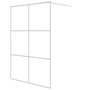 Voir la diapositive 2 : VIDAXL Paroi de douche Blanc 140x195 cm Verre ESG transparent