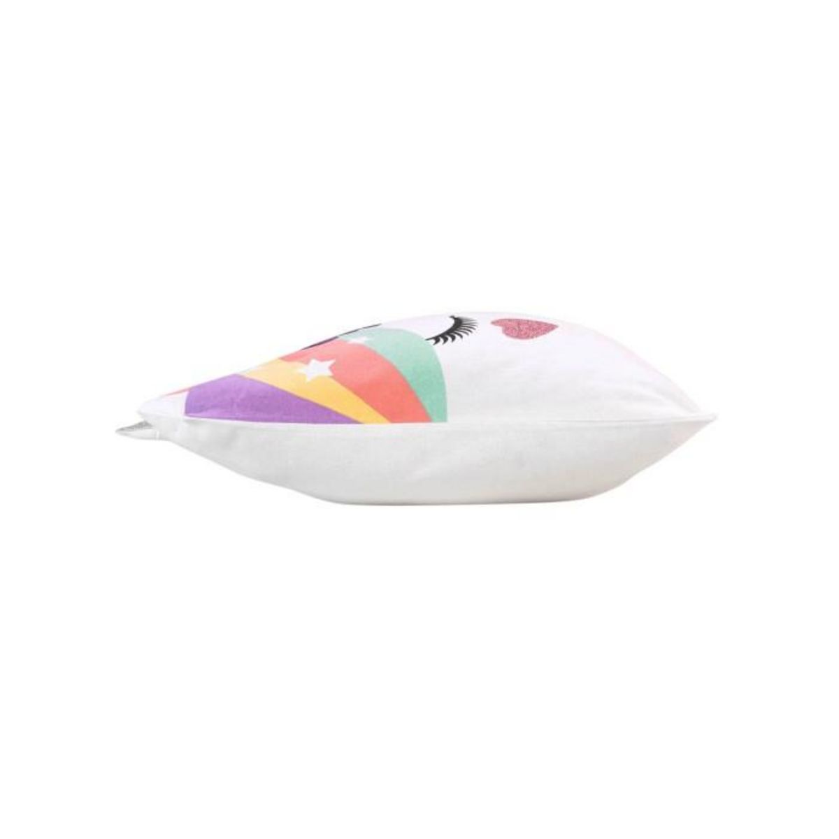 Paris Prix Coussin Enfant Déco  Jolie Licorne  40x40cm Blanc