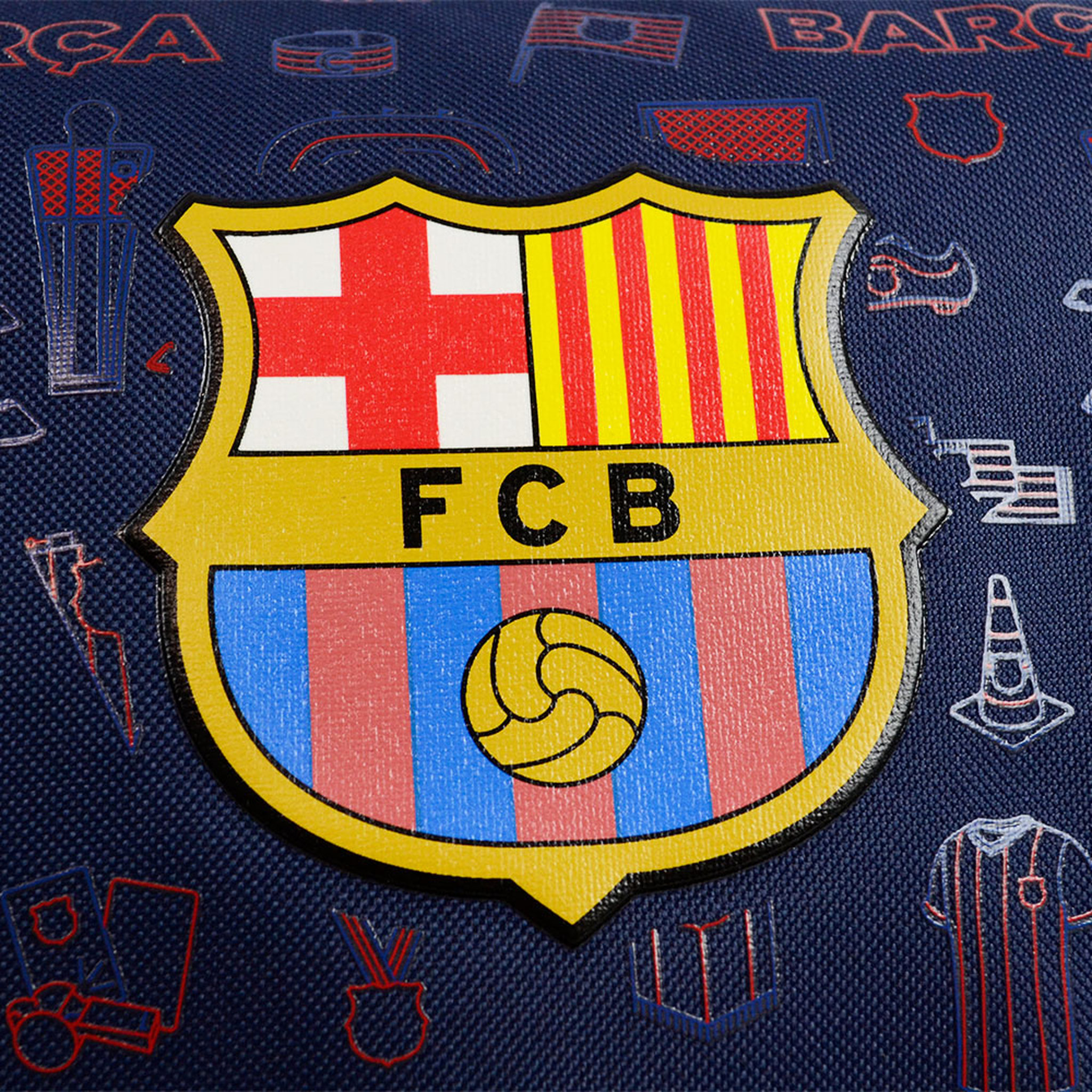 Voir la diapositive 5 : FC Barcelona Cartable à roulettes bleu Fc Barcelone 41 cm