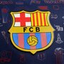 FC Barcelona Cartable à roulettes bleu Fc Barcelone 41 cm