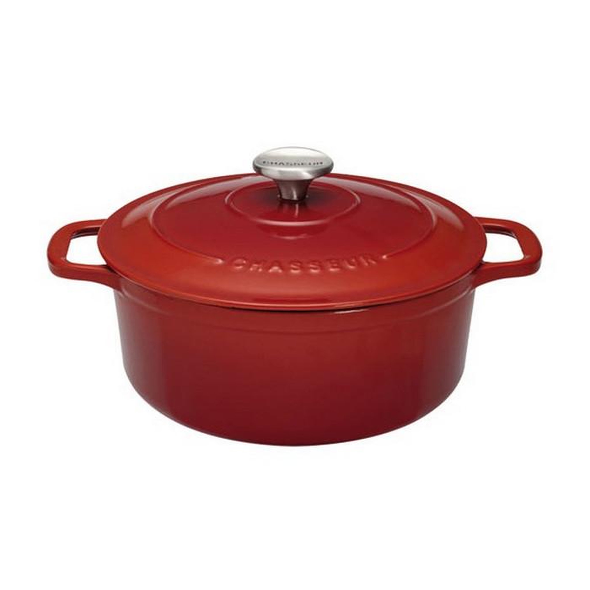 Chasseur Cocotte ronde en fonte émaillée 20cm rubis sublime - PUC472058