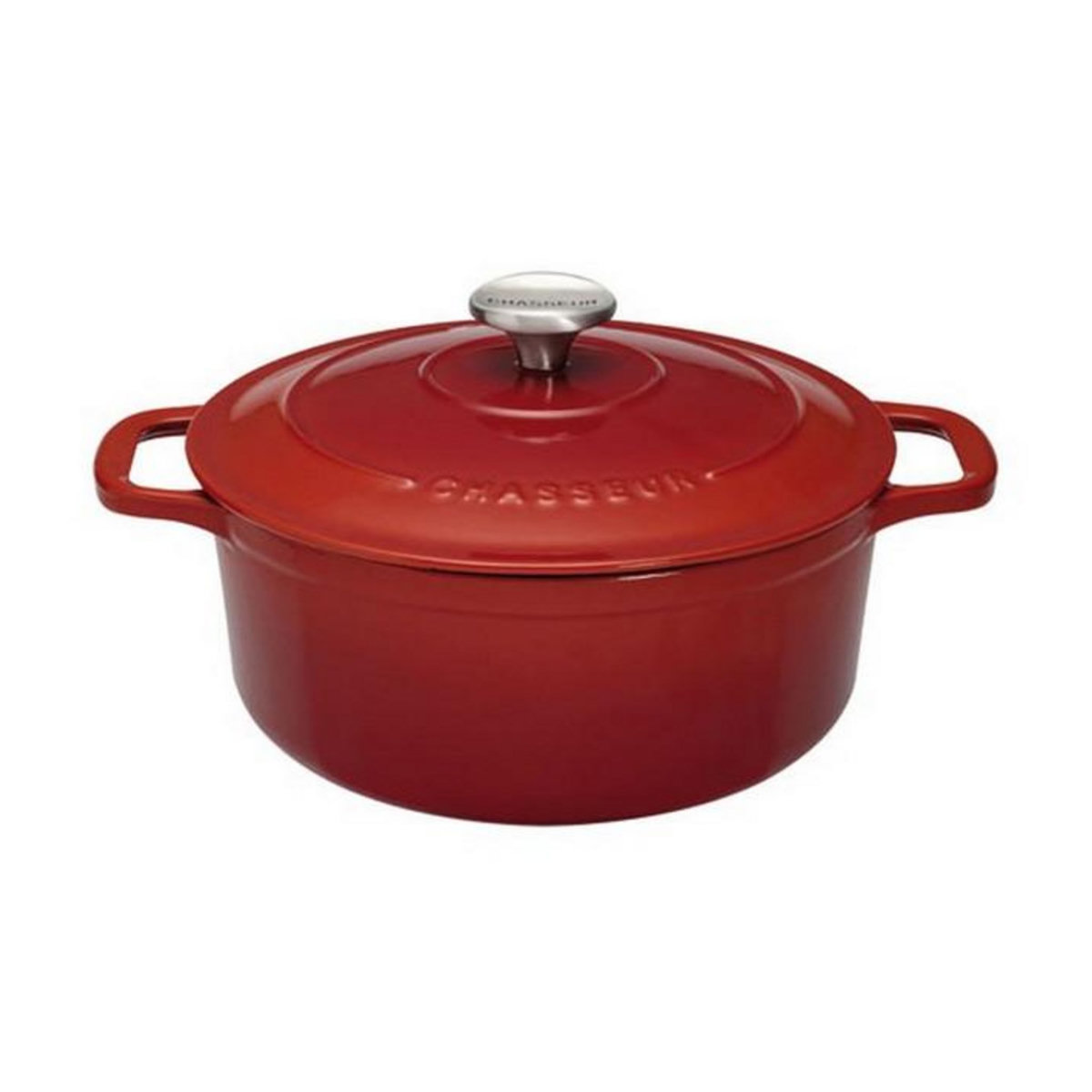Chasseur Cocotte ronde en fonte émaillée 20cm rubis sublime - puc472058