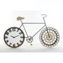 Voir la diapositive 1 : AAAAA Horloge Murale DKD Home Decor 108 x 6,4 x 63,5 cm Naturel Noir Bicyclette Métal Bois MDF