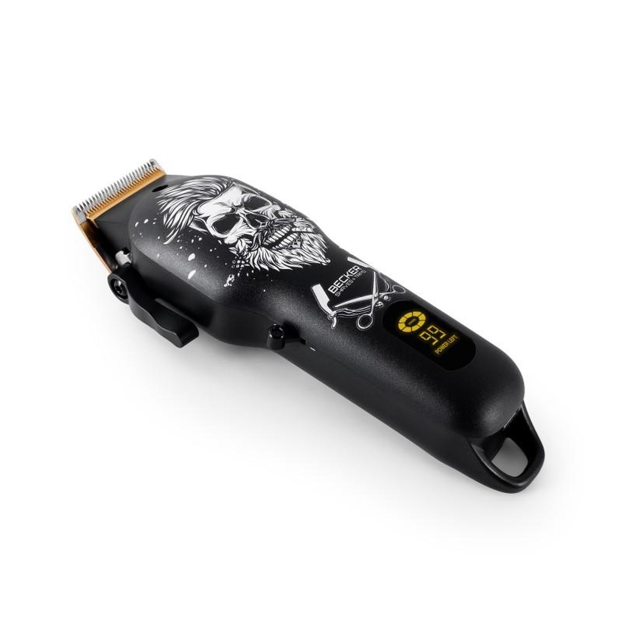 Voir la diapositive 5 : BECKER SHAVES ET TRIMS Tondeuse sans fil cheveux et barbe avec levier d'ajustement design hero i becker