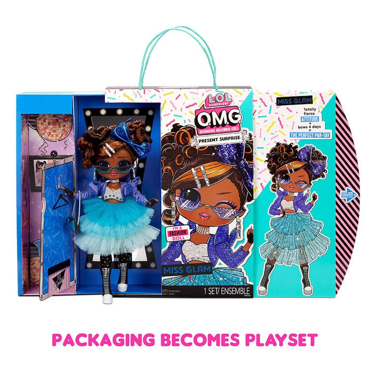 MGA Poupée-mannequin LOL Surprise OMG Anniversaire : Miss Glam
