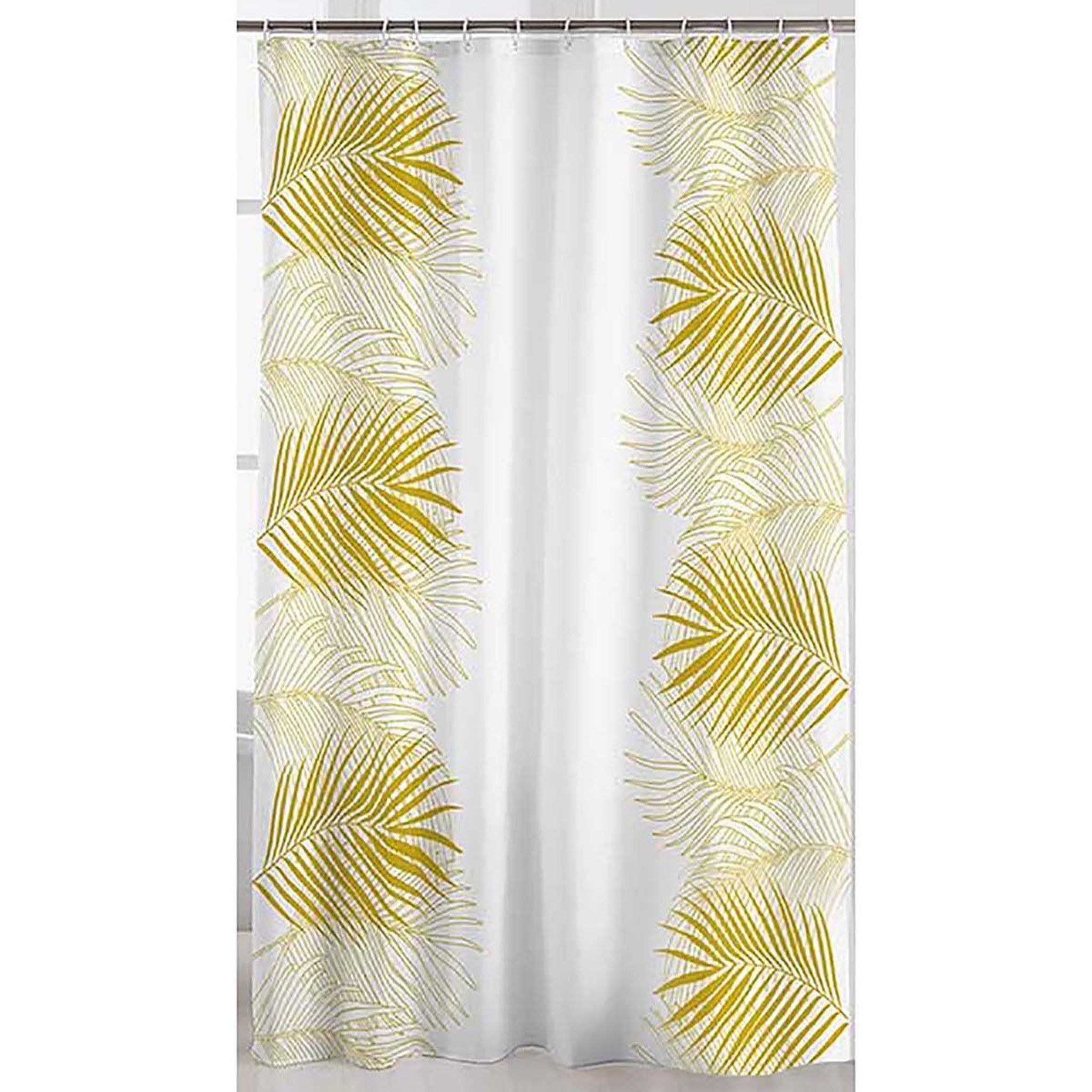 Voir la diapositive 2 : Douceur d'Intérieur Rideau de douche imprimé  orbella  180x200cm blanc