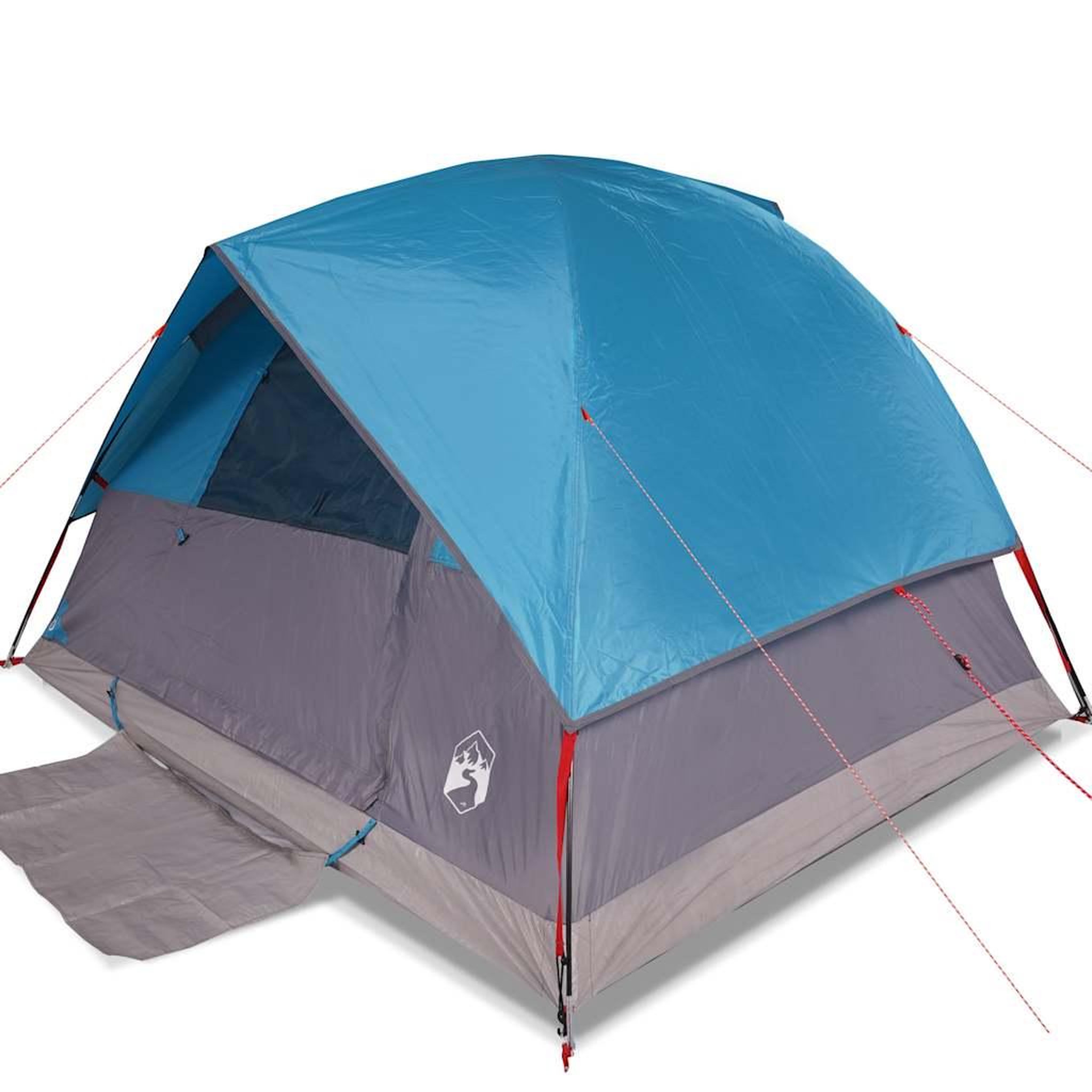 Voir la diapositive 2 : VIDAXL Tente familiale a dome 6 personnes bleu impermeable