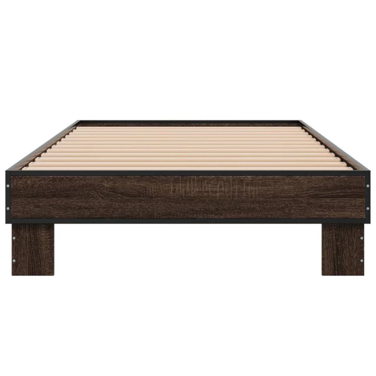 VIDAXL Cadre de lit sans matelas chene marron 90x200 cm