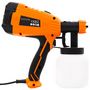 Voir la diapositive 4 : VIDAXL Pistolet a peinture electrique et 3 tailles de buses 500W 800ml