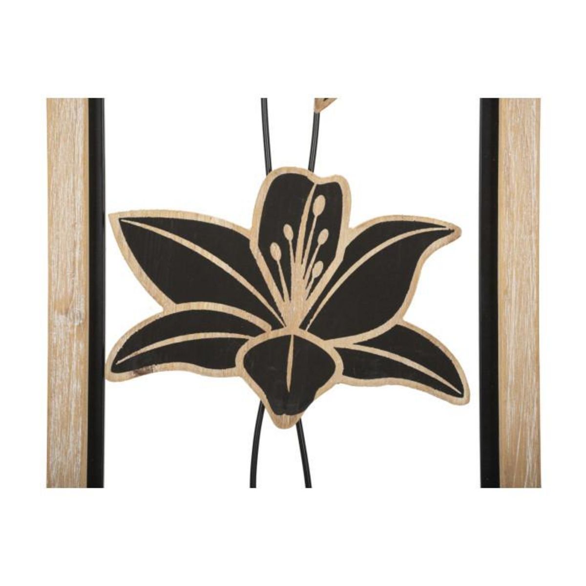 Paris Prix Décoration Murale Encadrée  Komans  60cm Naturel & Noir