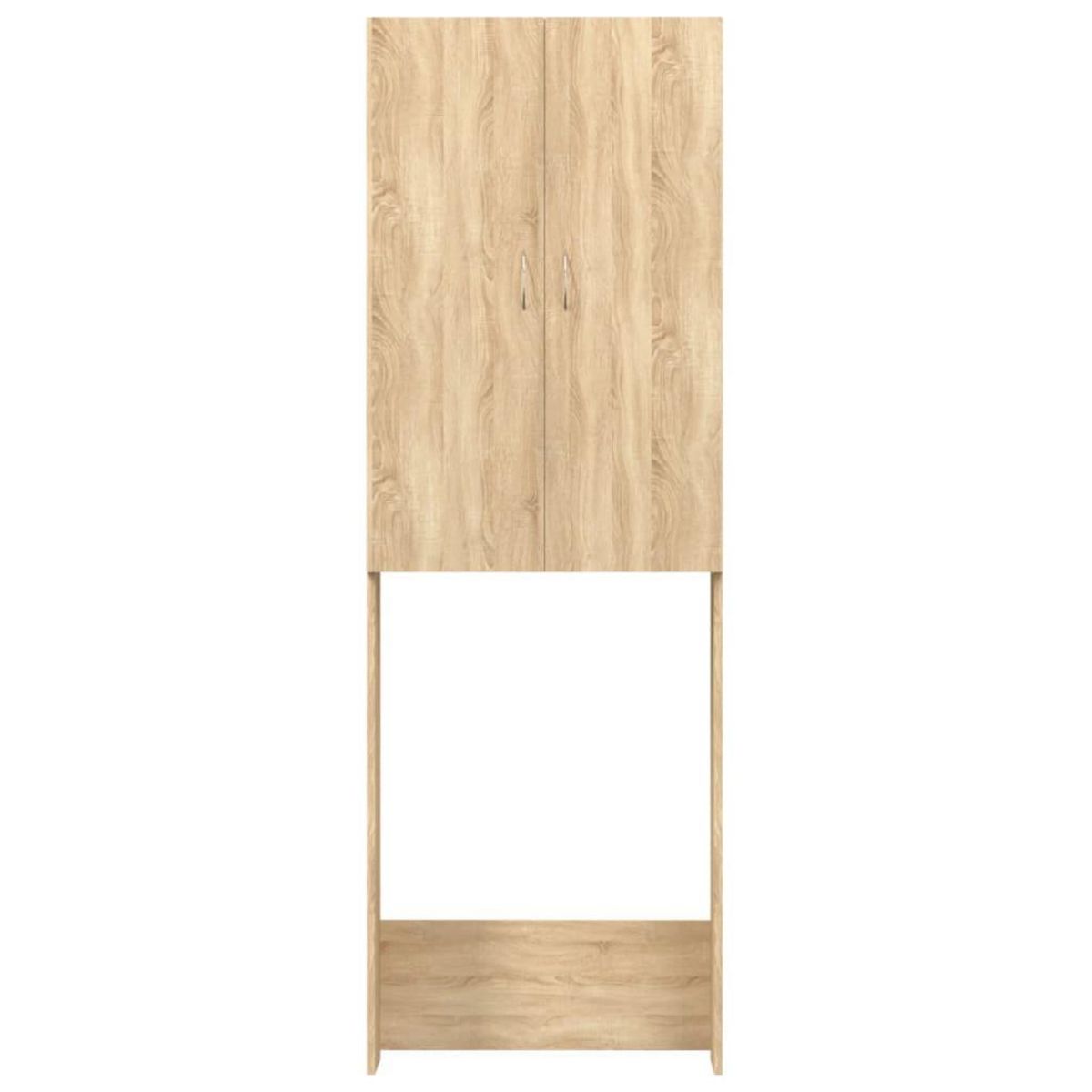 VIDAXL Meuble pour machine a laver Chene sonoma 64x25,5x190 cm