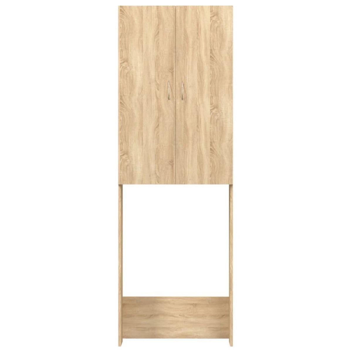 VIDAXL Meuble pour machine a laver Chene sonoma 64x25,5x190 cm