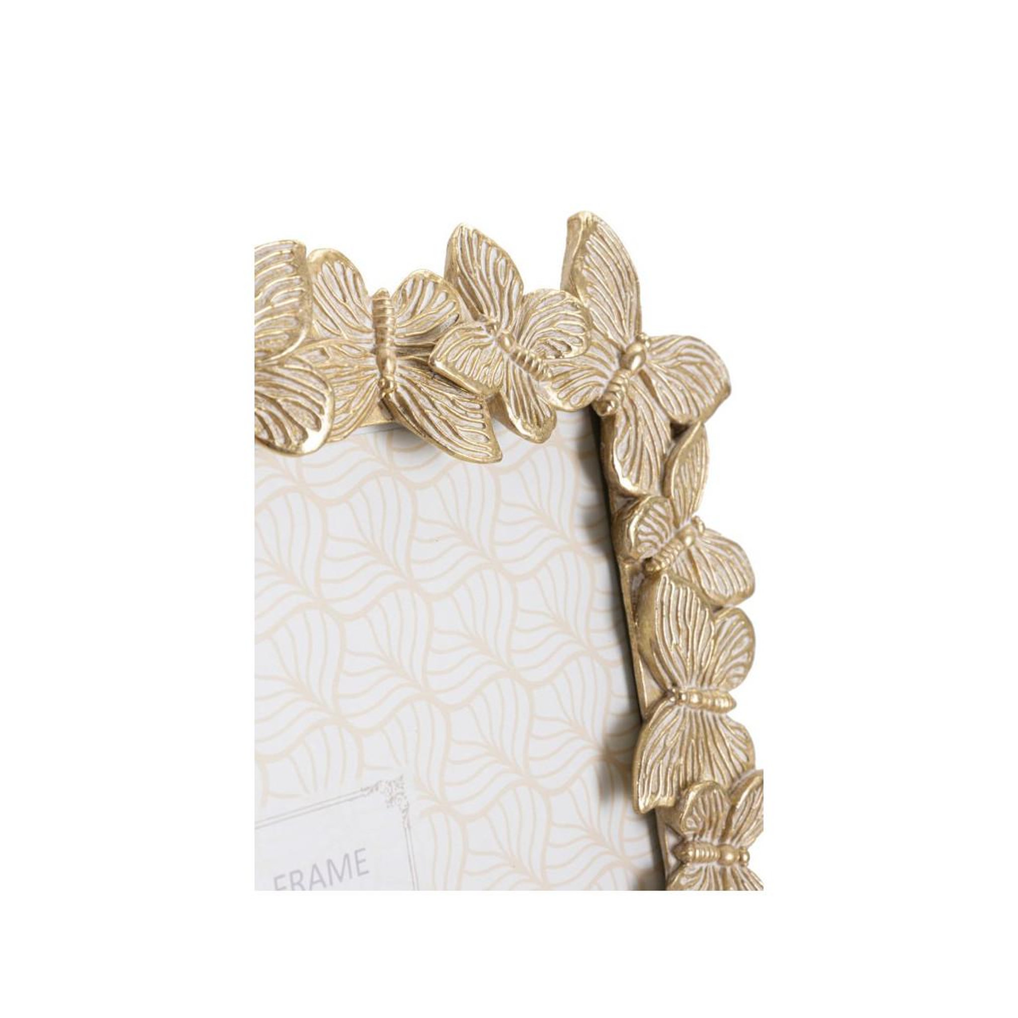 Voir la diapositive 4 : Paris Prix Cadre Photo Déco Papillons  Farfalle  20x25cm Or