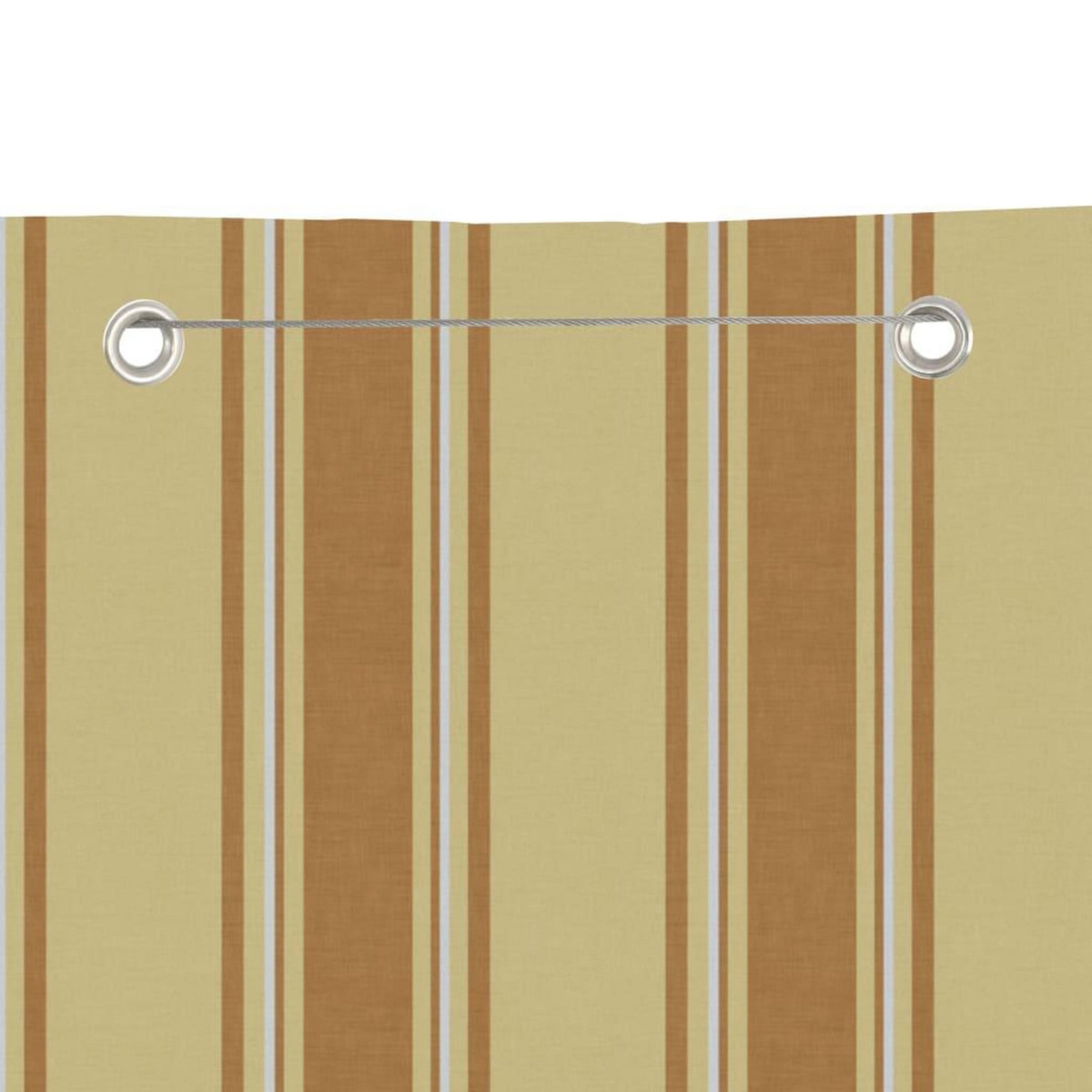 VIDAXL Ecran de balcon Jaune et orange 140x240 cm Tissu Oxford