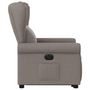 Voir la diapositive 5 : VIDAXL Fauteuil inclinable electrique taupe tissu