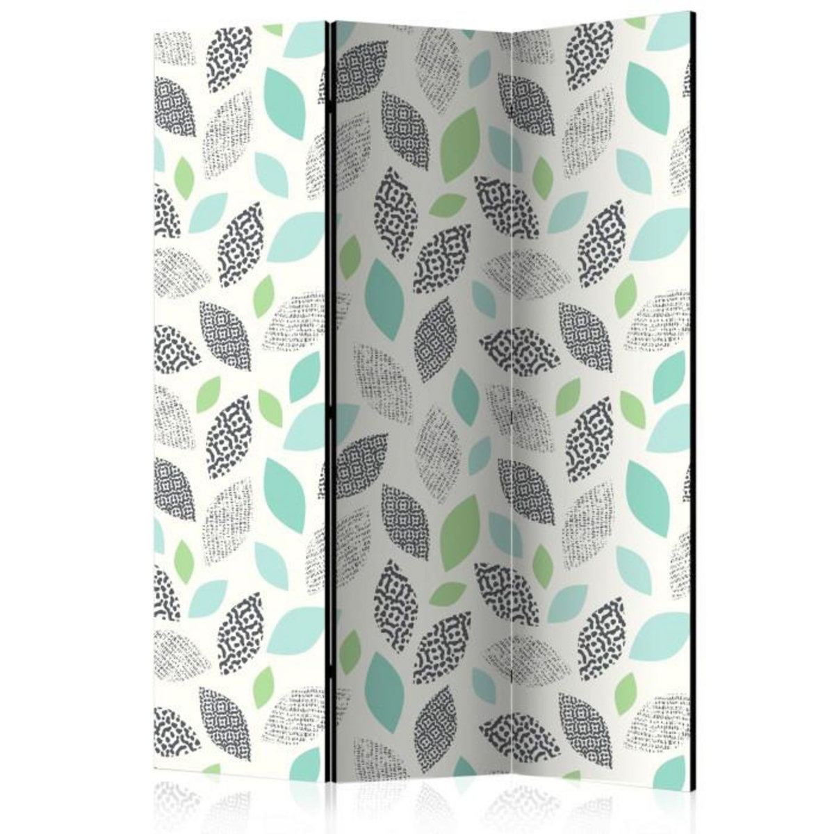 Paris Prix Paravent 3 Volets  Patterned Leaves  135x172cm