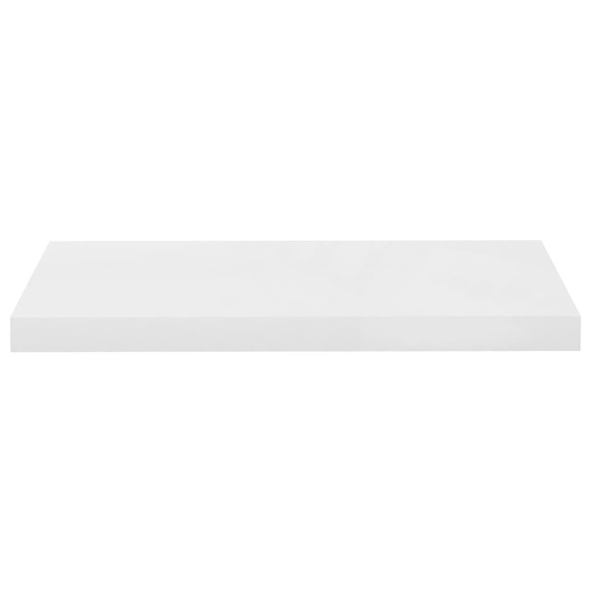 Voir la diapositive 5 : VIDAXL Etagere murale flottante 2 pcs Blanc brillant 60x23,5x3,8cm MDF