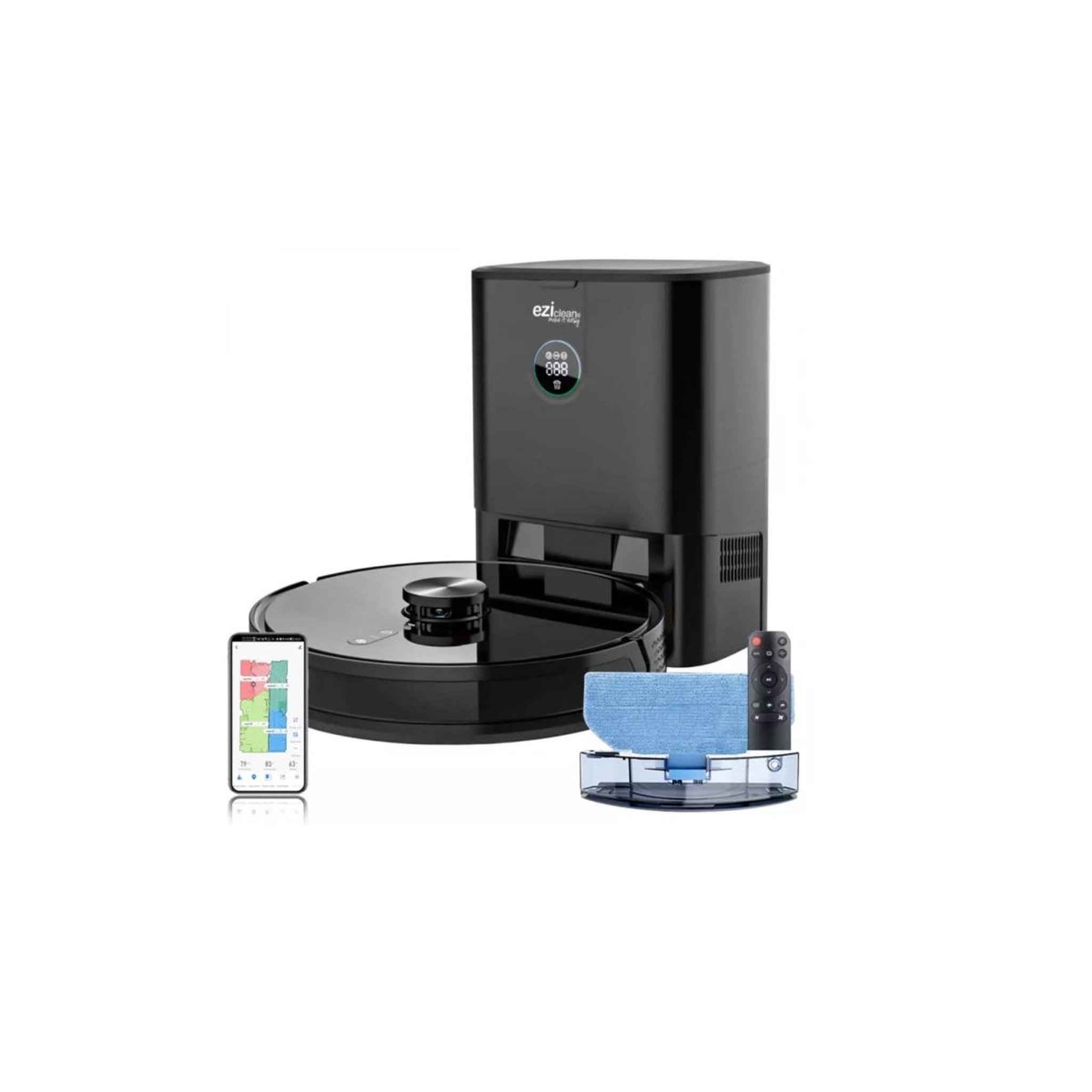EZICLEAN Aspirateur robot laveur connecté - i-botz7smart