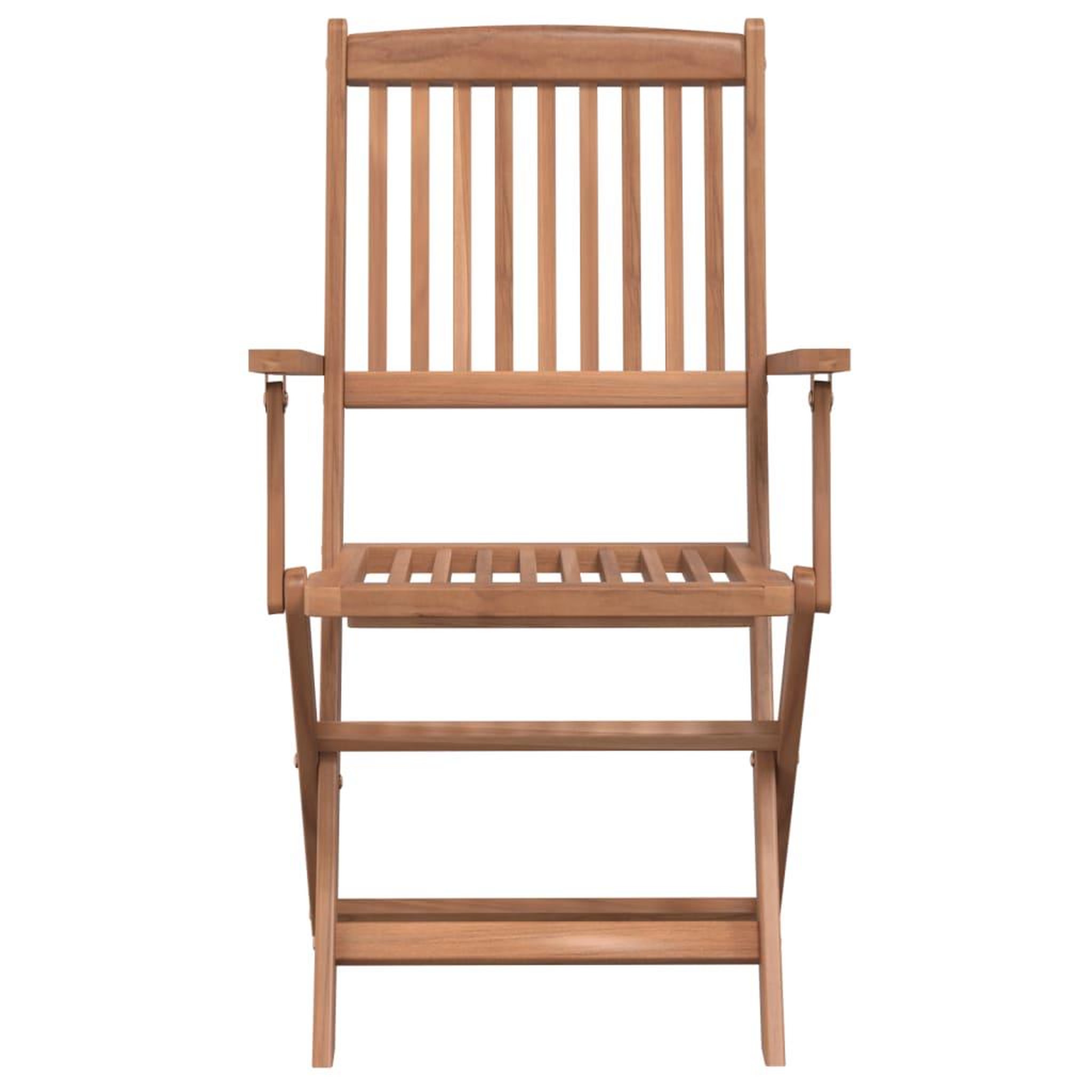 Voir la diapositive 5 : VIDAXL Ensemble a manger d'exterieur pliable 5pcs bois d'acacia solide