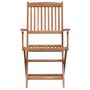 Voir la diapositive 5 : VIDAXL Ensemble a manger d'exterieur pliable 5pcs Bois d'acacia solide