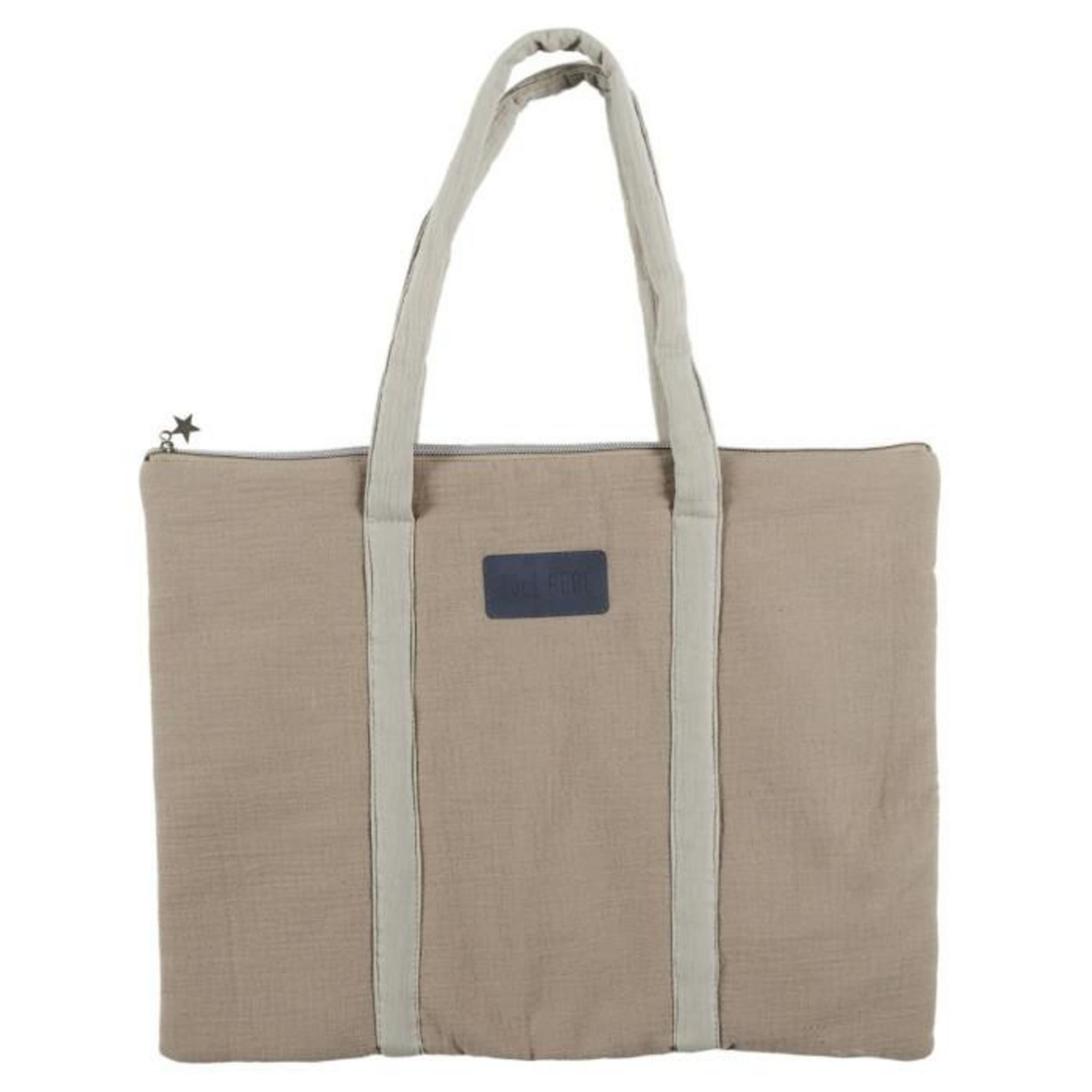 Paris Prix Tote Bag en Coton  Joli Bébé  50cm Taupe