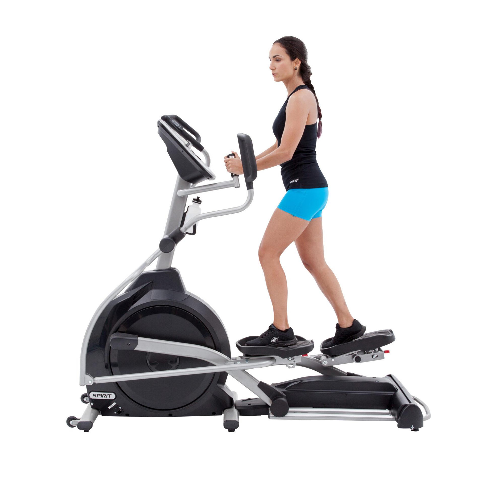 Voir la diapositive 5 : Spirit Vélo elliptique de fitness  - spirit - modèle xe395 - bluetooth/app - maison/appartement